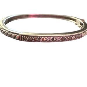 Judith Jack 925 Sterling Silver Bangle Bracelet